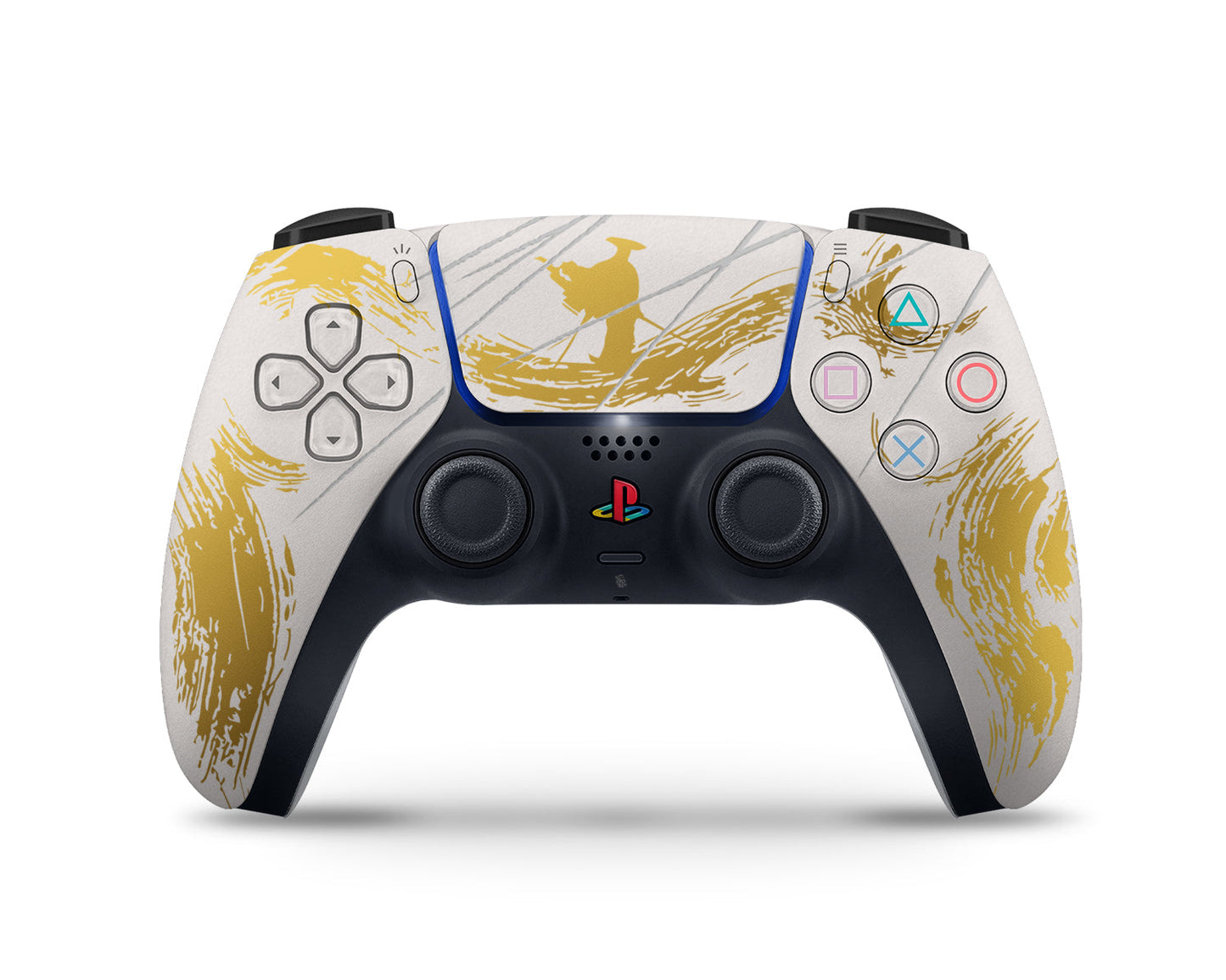 Lux Skins PS5 Pro Ghost of Yotei Gold Limited Edition Inspired PS5 Pro Skins - Pop culture Ghost of Yotei Skin