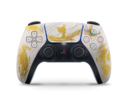 Ghost of Yotei Gold Limited Edition Inspired PS5 Slim Skin