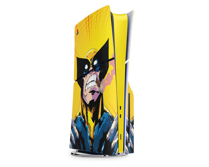 Wolverine Comics Yellow PS5 Pro Skin
