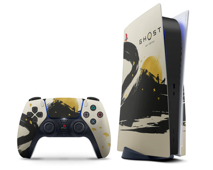 Lux Skins PS5 Gold Ghost of Yotei PS5 Skins - Pop culture Ghost of Yotei Skin