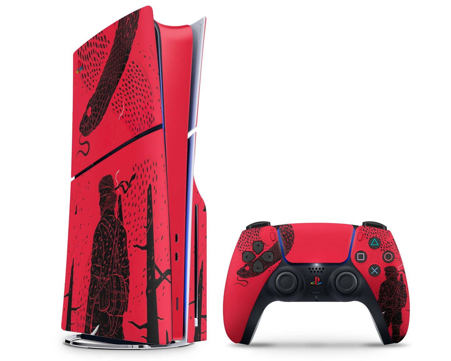 Metal Gear Red Minimalist PS5 Skin