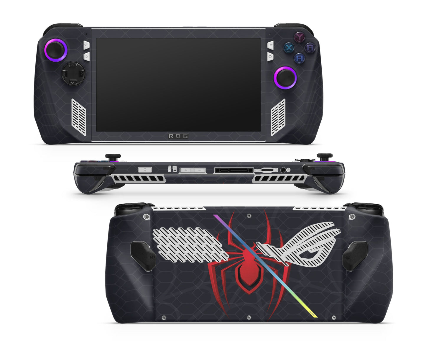 Lux Skins ROG Ally Spiderman Miles Morales ASUS ROG Ally Skins - Pop culture Spiderman Skin