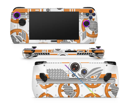 Lux Skins ROG Ally Star Wars BB8 ASUS ROG Ally Skins - Pop culture Star Wars Skin