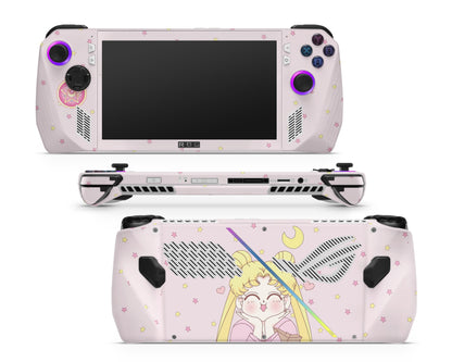 Lux Skins ROG Ally Sailor Moon Kawaii Hearts ASUS ROG Ally Skins - Pop culture Sailor Moon Skin