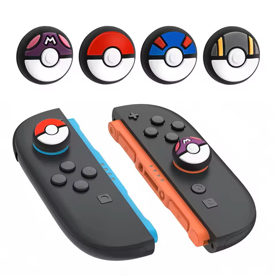 Pokemon Poke Ball Switch 2 Thumb Grips