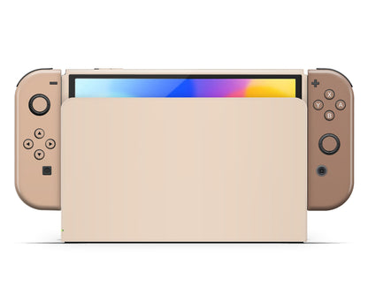 Iced Latte Nintendo Switch OLED Skin