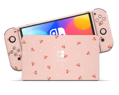 Animal Crossing Cherry Nintendo Switch Skin