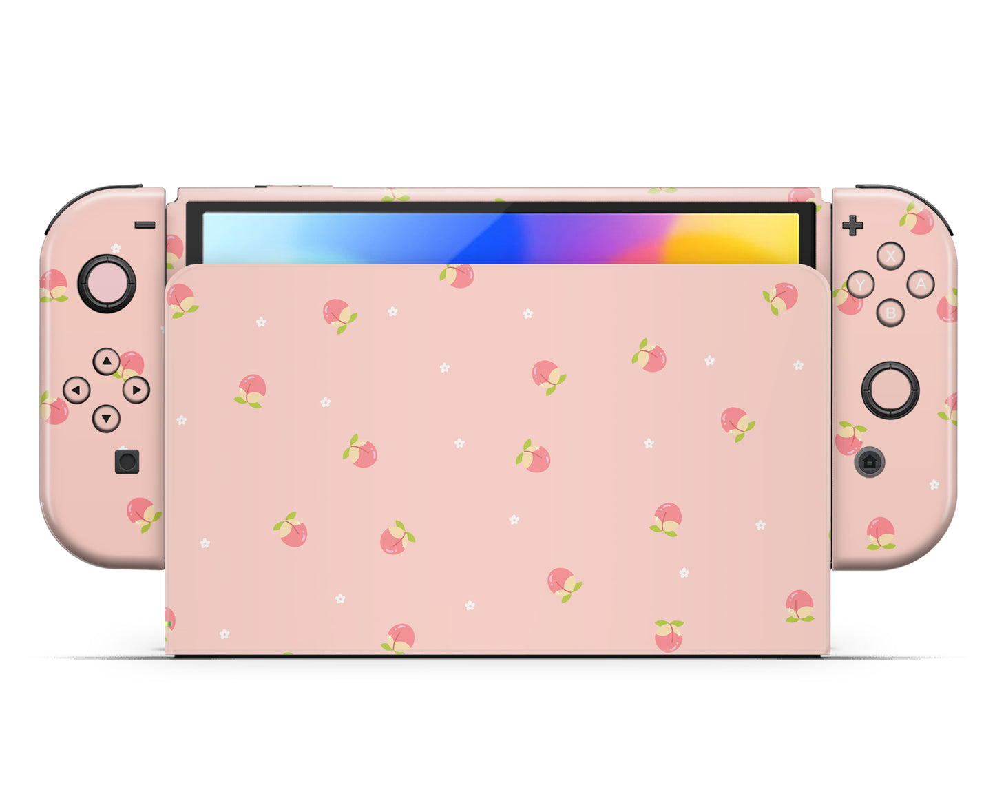 Animal Crossing Peach Nintendo Switch OLED Skin