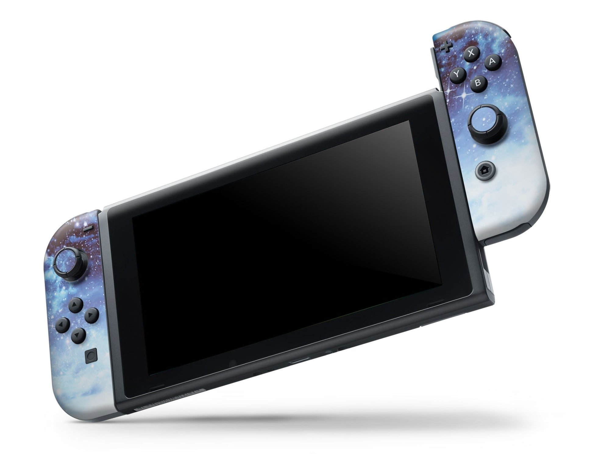 Lux Skins Nintendo Switch OLED Sailor Moon Artistic Blue Full Set +Tempered Glass Skins - Pop culture Sailor Moon Skin