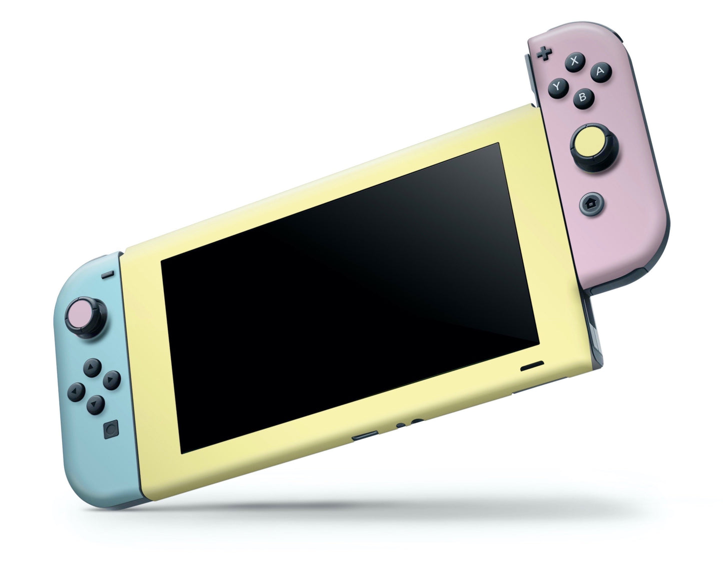 Lux Skins Nintendo Switch Seafoam Retro 80s Pastel Blocking Classic no logo Skins - Solid Colours Colour Blocking Skin