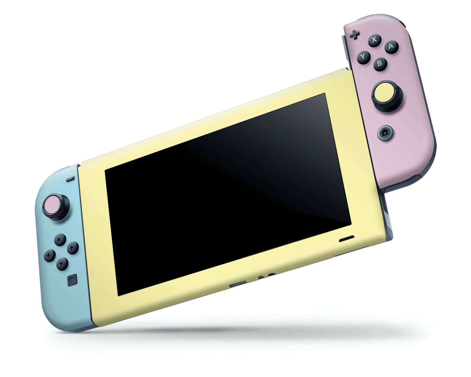 Lux Skins Nintendo Switch Seafoam Retro 80s Pastel Blocking Classic no logo Skins - Solid Colours Colour Blocking Skin