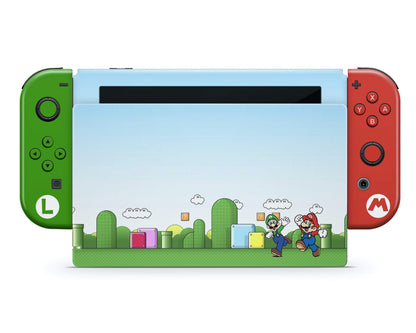 Lux Skins Nintendo Switch Super Mario Bros Full Set Skins - Pop culture Mario Skin
