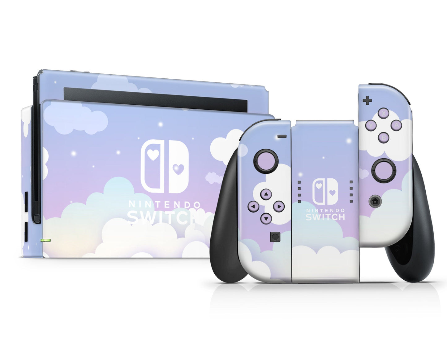 Sweet Purple Lunar Pastel Nintendo Switch Skin