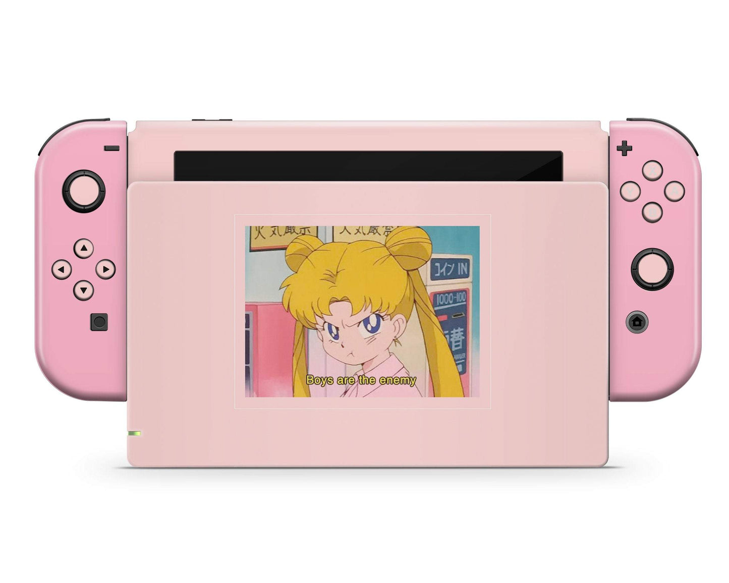 Lux Skins Nintendo Switch Sailor Moon Boys are the Enemy Full Set Skins - Pop culture Sailor Moon Skin