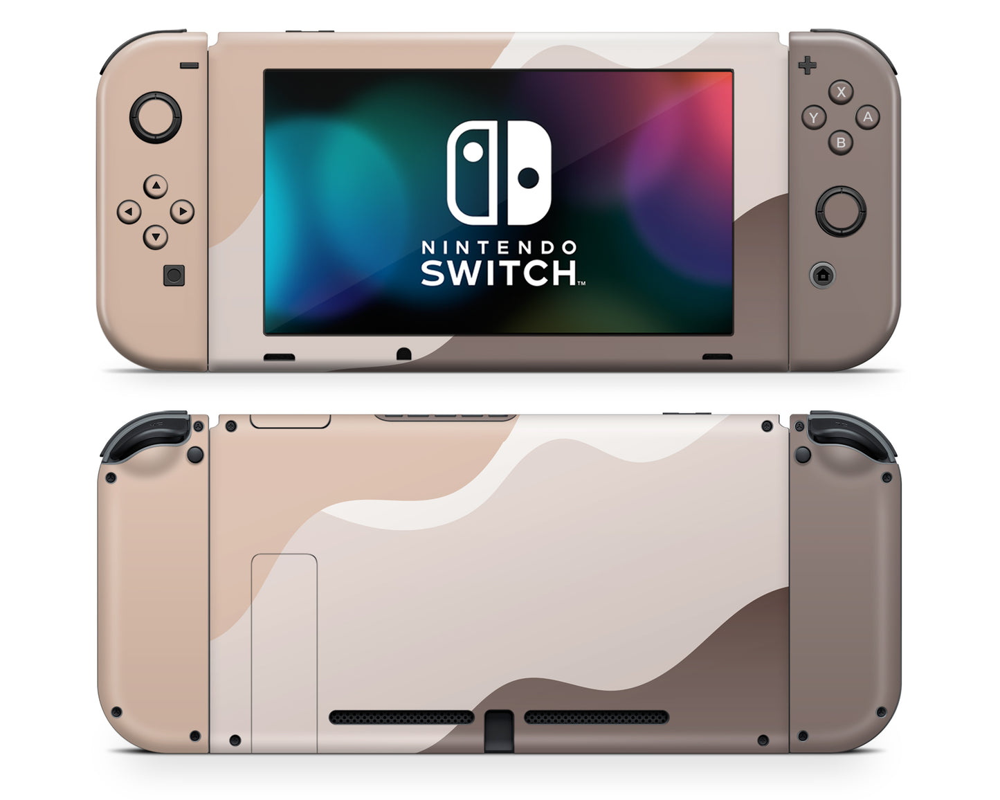 Beige Wave Nintendo Switch Skin