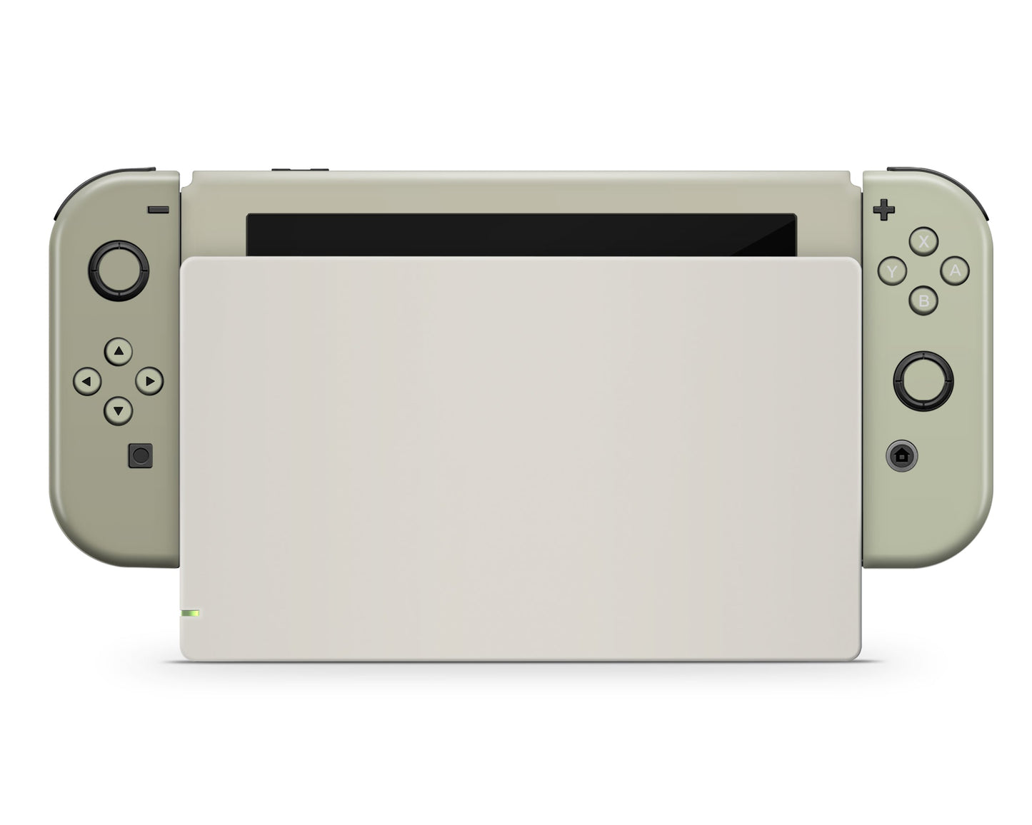 Lux Skins Nintendo Switch Cosy Matcha Green Classic no logo Skins - Solid Colours Colour Blocking Skin