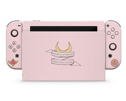 Lux Skins Nintendo Switch Sailor Moon Fighting Evil By Moonlight Full Set Skins - Pop Culture Sailor Moon Skin