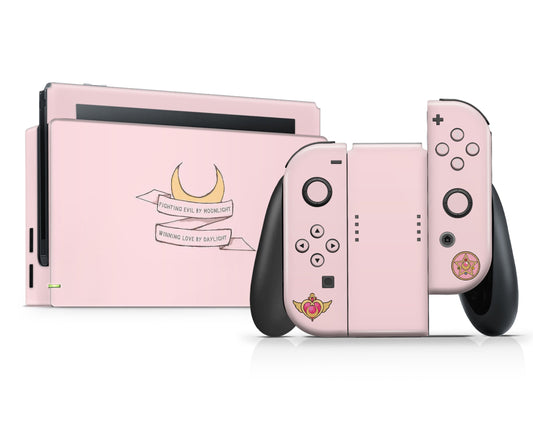 Lux Skins Nintendo Switch Sailor Moon Fighting Evil By Moonlight Full Set Skins - Pop Culture Sailor Moon Skin