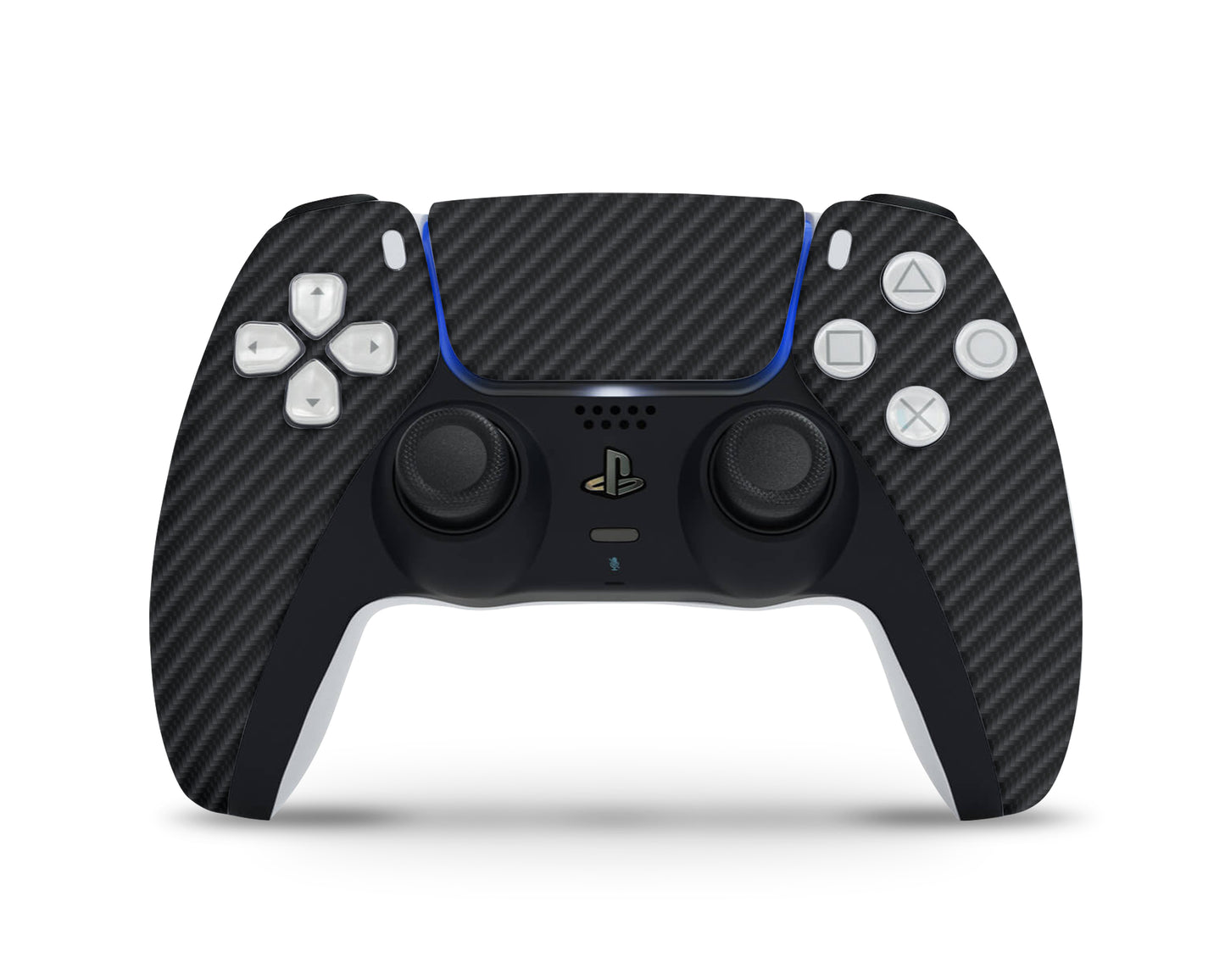 Black Carbon Fibre PS5 Controller Skin