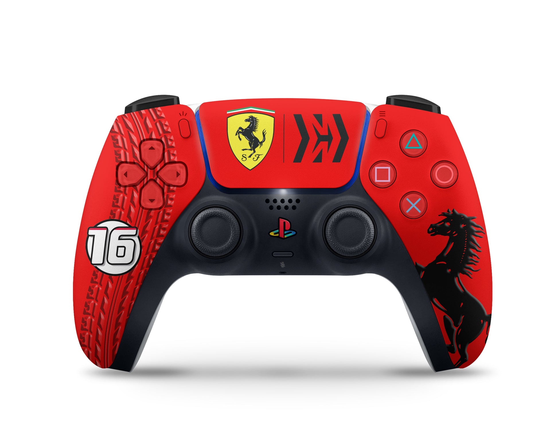Lux Skins PS5 Slim Charles Leclerc F1 Ferrari PS5 Slim Skins - Sports Formula 1 Skin