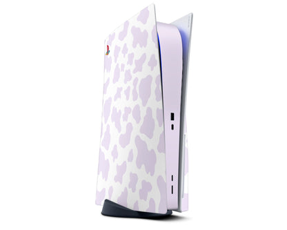 Lux Skins PS5 Purple Cow Print PS5 Skins - Art Animals Skin