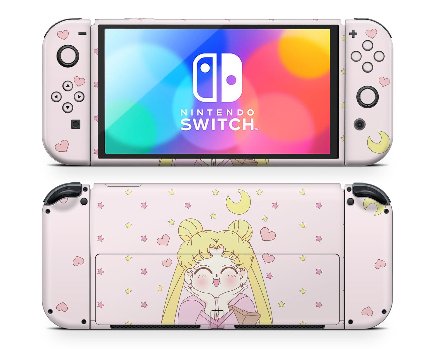 Sailor Moon Stars Nintendo Switch OLED Skin